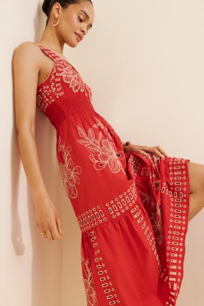 strapless open back dress Backless Prom Dress | Red Prom Dress | Tight Prom Dress main image 0