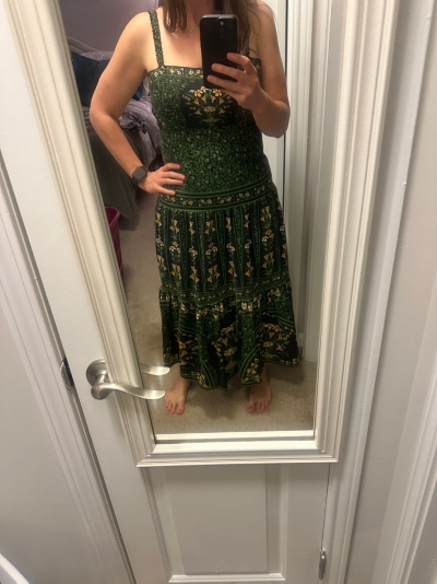 farm rio flowers arch sleeveless linen blend midi dress FARM Rio Flowers Arch Black Sleeveless Maxi Dress