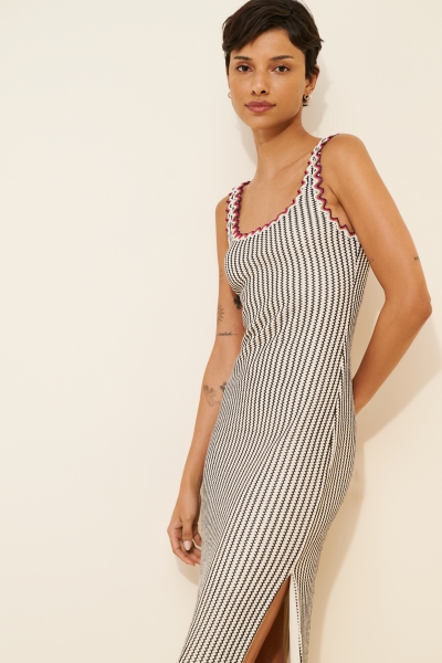 Vinia Crochet Maxi Dress | Nuuly