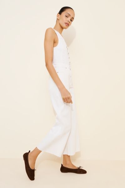 Aria Cropped Fitted Vest Jumpsuit | Nuuly