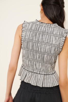 Martine Shirred Top