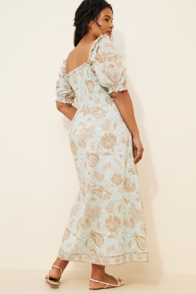 white christmas dresses Elliatt Arden Strapless Midi Dress in Multi Ombre – Shop at the Mix main image 1