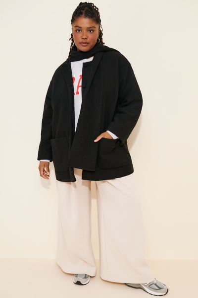 Relaxed Scarf Jacket | Nuuly