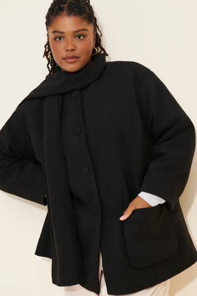 Relaxed Scarf Jacket | Nuuly