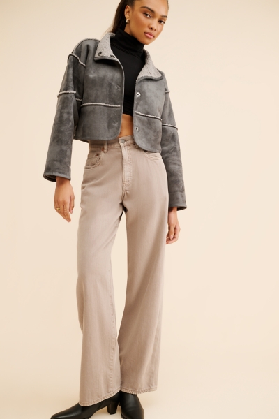 Kelly Reversible Sherpa Jacket | Nuuly
