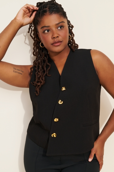 Brie Asymmetrical Waistcoat | Nuuly
