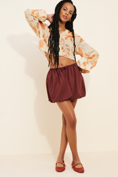 Air Linen Bubble Mini Skirt | Nuuly