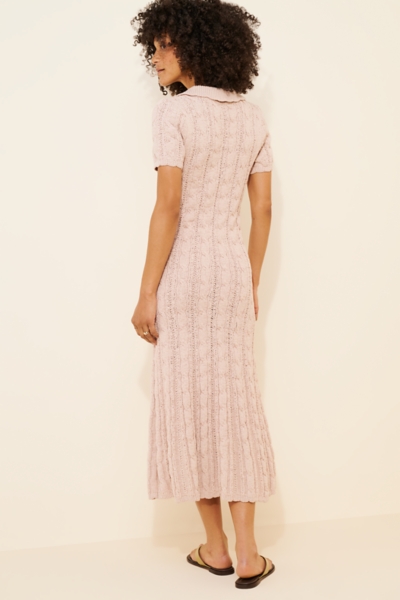 andmary Anne knit dress ピンク 【公式通販】