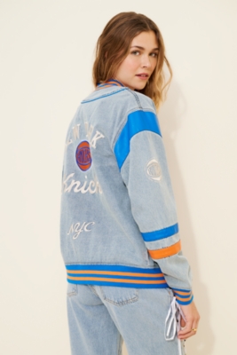 is-ness(イズネス)　NU TRUCKER JACKET New York Knicks Denim Jacket | Nuuly