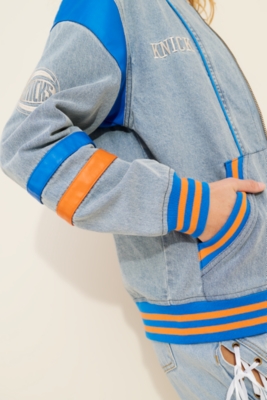 New York Knicks Denim Jacket | Nuuly