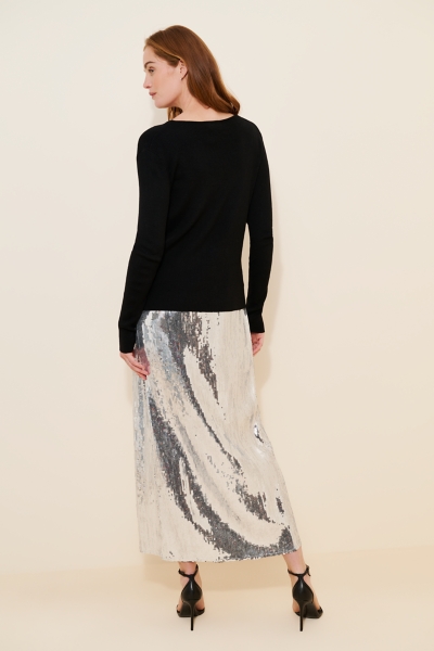 knitted dress midi Black Roll Neck Sleeveless Belted Knit Midi Dress – AX Paris