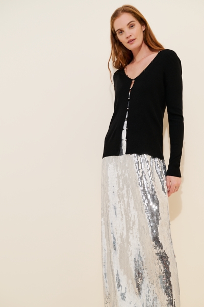 vintage wave long sleeve maxi dress Alima Long Sleeve Maxi Dress