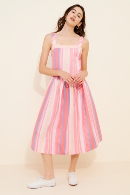 Primavera Stripe Midi Dress | Nuuly