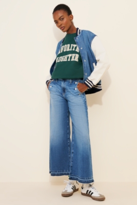 anuans　Wide leg denim 0 Wide leg denim