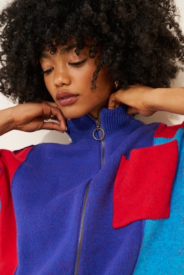 Colorblock Cardigan Sweater | Nuuly