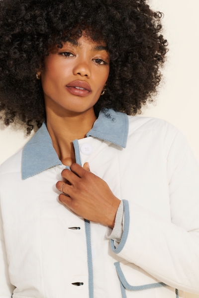 Colorblock Puffer Jacket | Nuuly