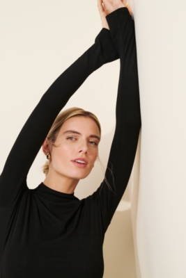 Turtleneck Bubble Mini Dress