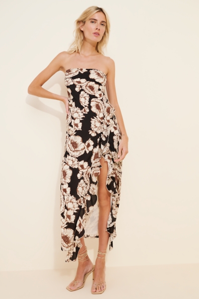 chinese dress ladies Midali Maxi Dress in Calista Green – Krush Clothing Boutique main image 1