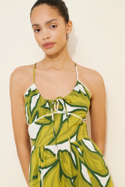 scoop neck sleeveless midi dress Sleeveless Scoop-Neck Basque-Waist Midi Dress