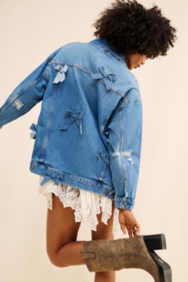 Bow Appliqué Jacket
