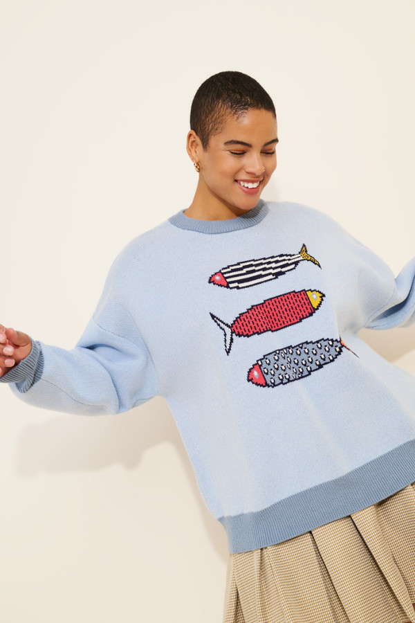 Fish Crewneck Sweater | Nuuly Fish Crewneck Sweater | Nuuly