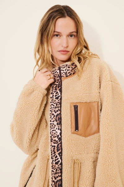 Midi Sherpa Coat | Nuuly
