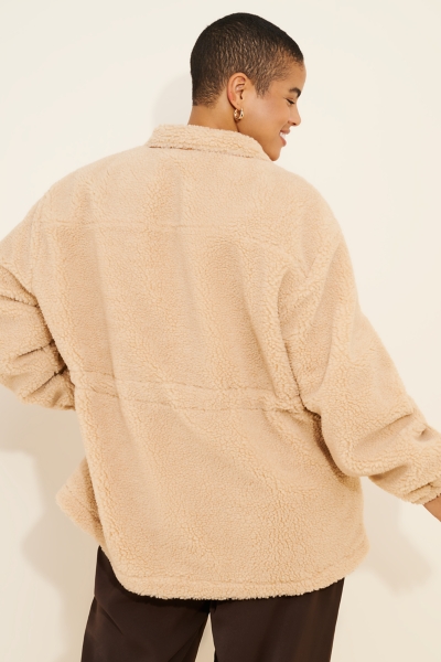 Midi Sherpa Coat | Nuuly