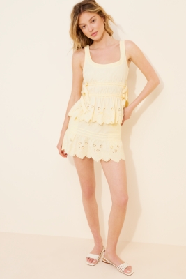 Jade Eyelet Cami