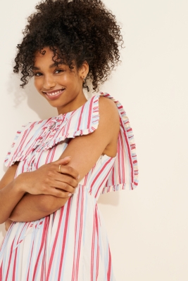 Josephine Striped Midi Dress | Nuuly