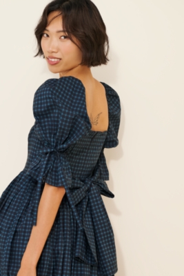 The Market Gingham Midi Dress