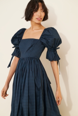 The Market Gingham Midi Dress