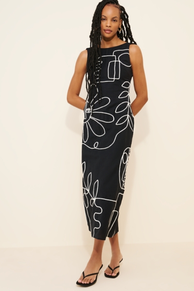 brixton indo linen dress Brixton main image 1