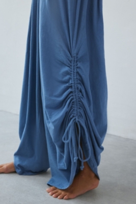 Sunkissed Ruched Barrel Leg Jumpsuit