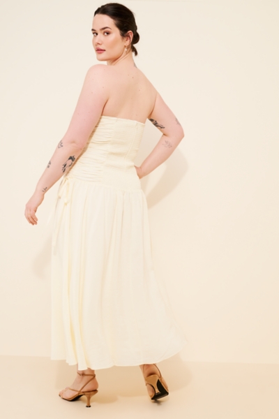 Zori Linen Blend Midi Dress | Nuuly