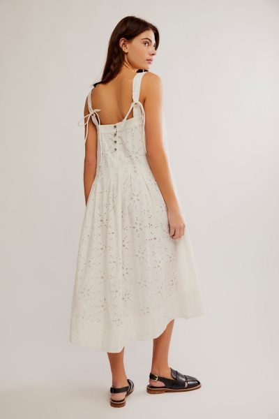 Primavera Eyelet Midi Dress | Nuuly
