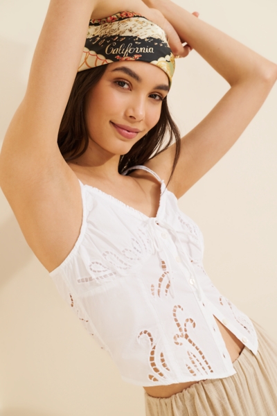 Sweet Sammi Eyelet Top | Nuuly