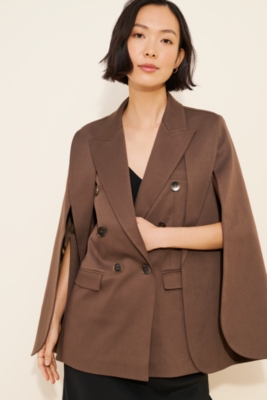 Double Breasted Cape Blazer | Nuuly