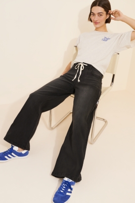 Wide Leg Drawstring Jeans | Nuuly