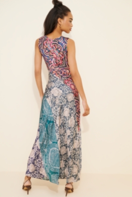 Floral Sleeveless Maxi Dress