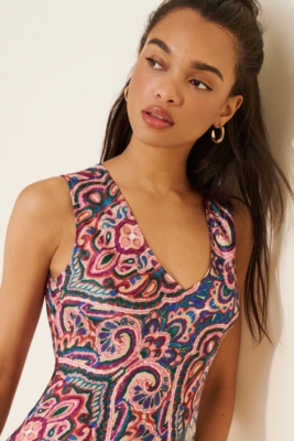 Floral Sleeveless Maxi Dress