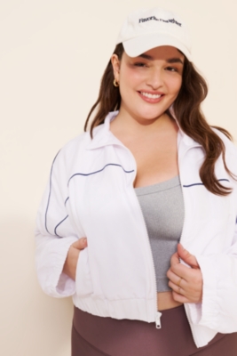 Tennis Cropped Windbreaker | Nuuly