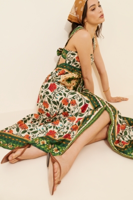 Garden Tapestry Maxi Dress
