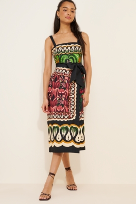 ワンピースその他 FARM Rio Coconut Tree Flow Scarf dress in linen blend Coconut Tree Flow Scarf Dress – Two Cumberland