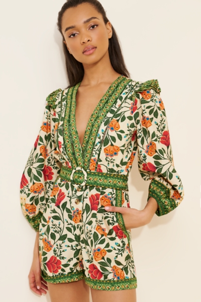 Garden Tapestry Romper | Nuuly