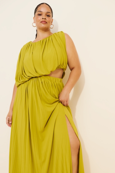 Asymmetrical Bodice Maxi Dress | Nuuly
