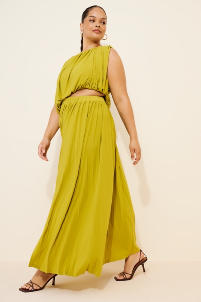 asymmetrical bodice dress Mystique Bandeau Maxi Dress With Asymmetrical Accent main image 0