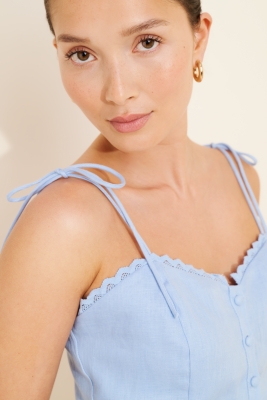 Kiya Eyelet Top