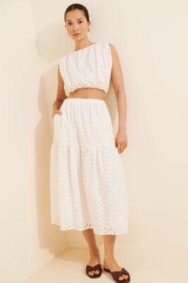 Nalley Eyelet Crop Top