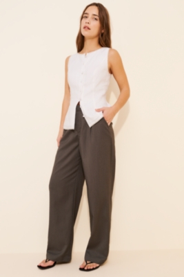 Micah Linen Blend Top
