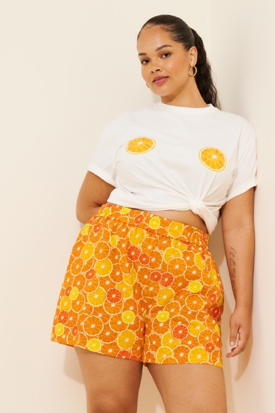 Oranges Linen Blend Elissa Shorts | Nuuly